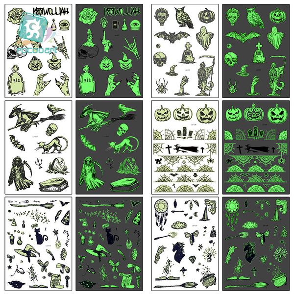 rocooart halloween luminous temporary tattoo tombstone fake tattoo witch glowing in dark waterproof stickers hallowmas
rocooart halloween luminous temporary tattoo tombstone fake tattoo witch glowing in dark waterproof stickers hallowmas
