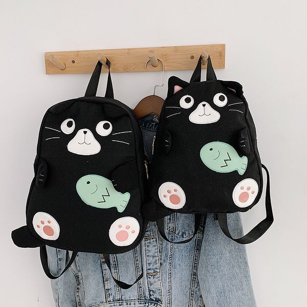 cute cartoon canvas schoolbag student large capacity double shoulder bag korean version cat eats small fish leisure bag girl
cute cartoon canvas schoolbag student large capacity double shoulder bag korean version cat eats small fish leisure bag girl