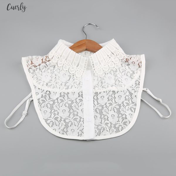 lace fake collar chiffon ladies blouse fashion autumn winter korean style doll collar vintage elegant women fake half shirt detachable, White
lace fake collar chiffon ladies blouse fashion autumn winter korean style doll collar vintage elegant women fake half shirt detachable, White