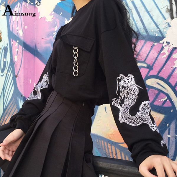 black embroidery sweatshirt long sleeve long sleeve chain avantgarde round neck sleeve girl's autumn 2019 gothic printed sweatshirt
black embroidery sweatshirt long sleeve long sleeve chain avantgarde round neck sleeve girl's autumn 2019 gothic printed sweatshirt