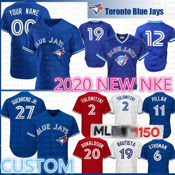 27 vladimir guerrero jr. baseball jersey 2020 custom joe carter roberto alomar justin smoak jack morris russell martin josh donaldson pompey, Blue;black 
27 vladimir guerrero jr. baseball jersey 2020 custom joe carter roberto alomar justin smoak jack morris russell martin josh donaldson pompey, Blue;black
