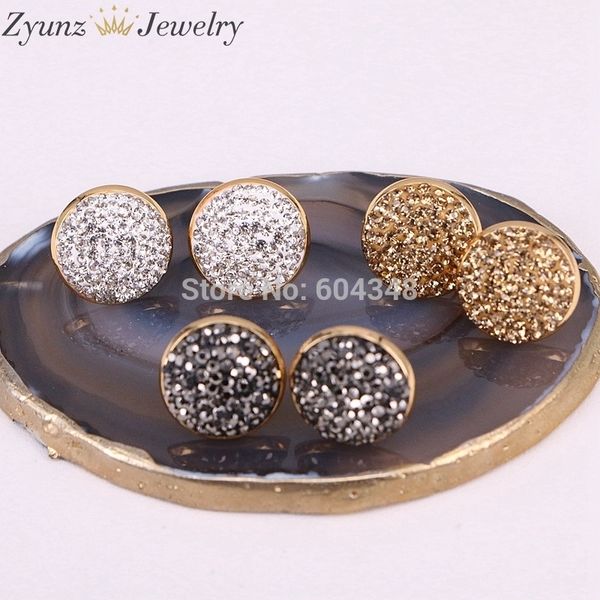 20 pairs zyz296-9377 round beads stud jewelry finding pave rhinestone for earrings making fashion jewelry accessories studs t7190617, Golden;silver
20 pairs zyz296-9377 round beads stud jewelry finding pave rhinestone for earrings making fashion jewelry accessories studs t7190617, Golden;silver