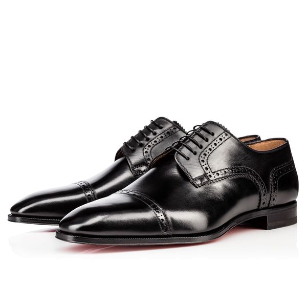 elegant party wedding dress fashion so charles calf leather gentleman style lace-up men oxford walking red bottom loafers shoes with box, Black
elegant party wedding dress fashion so charles calf leather gentleman style lace-up men oxford walking red bottom loafers shoes with box, Black
