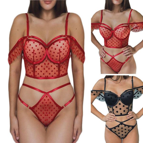 women solid dotted lingerie underwear sleepwear lace g-string nightwear babydoll fashion lace see-through lady sleepwear, Red;black
women solid dotted lingerie underwear sleepwear lace g-string nightwear babydoll fashion lace see-through lady sleepwear, Red;black