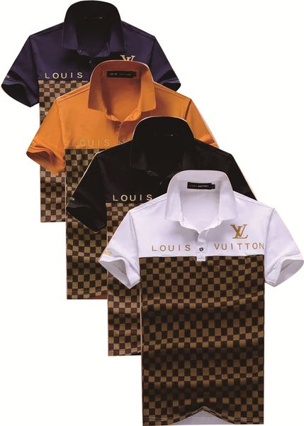 ddrs2020 new men's short sleeve ribbed lapel monogram embroidered designer polo short t-shirt lapel stitching color check men's we, Gray
ddrs2020 new men's short sleeve ribbed lapel monogram embroidered designer polo short t-shirt lapel stitching color check men's we, Gray