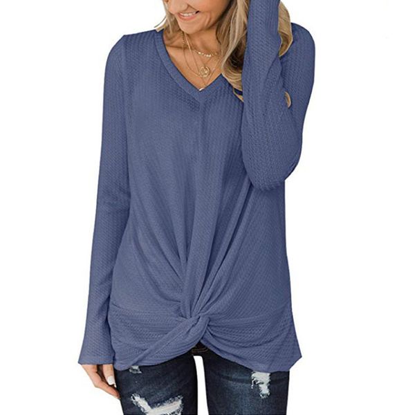 women v neck loose solid long sleeve knot knitted pullover tee female plus size s-3xl casual bottoming sweater sj3864m, White;black
women v neck loose solid long sleeve knot knitted pullover tee female plus size s-3xl casual bottoming sweater sj3864m, White;black