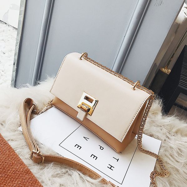women 2019 spring and summer new women's bag color matching simple fashion korean messenger bag chain shoulder
women 2019 spring and summer new women's bag color matching simple fashion korean messenger bag chain shoulder