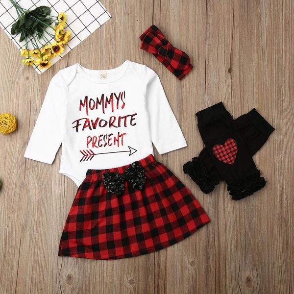 xmas newborn baby girl clothes set 2019 christmas long sleeve letter bodysuit red plaid skirt leg warmer headband outfits, White
xmas newborn baby girl clothes set 2019 christmas long sleeve letter bodysuit red plaid skirt leg warmer headband outfits, White