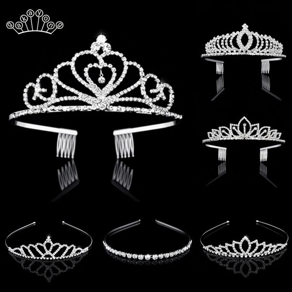 bridal crystal tiaras and crowns headband kid flower girls bridesmaid wedding hair accessiories hair jewelry t190625, Golden;white
bridal crystal tiaras and crowns headband kid flower girls bridesmaid wedding hair accessiories hair jewelry t190625, Golden;white
