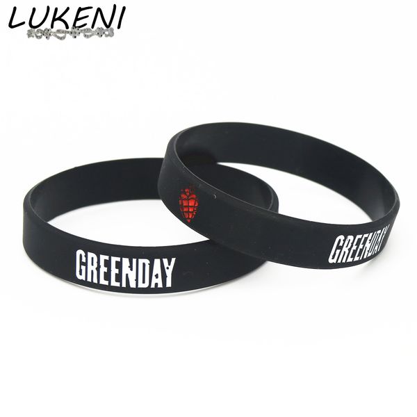 1pc green day silicone bracelets & bangles black silicone wristband bracelet for music fans concert gift sh182, Golden;silver
1pc green day silicone bracelets & bangles black silicone wristband bracelet for music fans concert gift sh182, Golden;silver