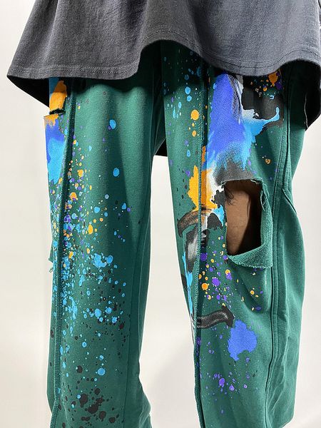 long hole trousers hip hop loose pants leg male fashion casual wide broken streetwear vintage jogger sweatpants plcje, Black
long hole trousers hip hop loose pants leg male fashion casual wide broken streetwear vintage jogger sweatpants plcje, Black