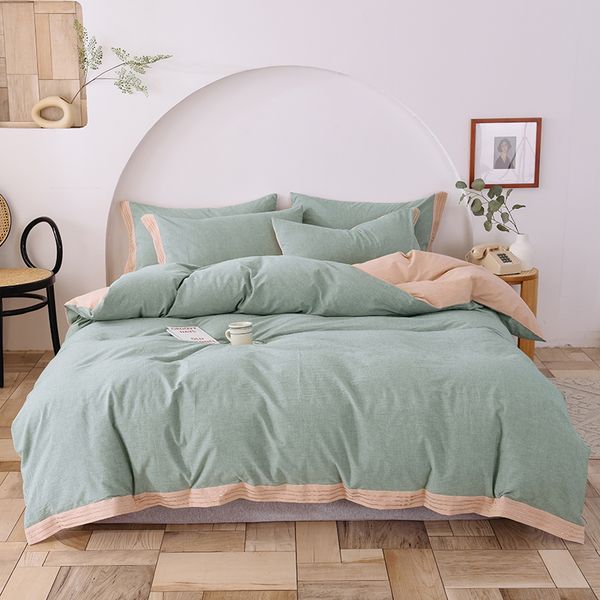 bedding sets 2021 summer set ab side duvet cover pillowcase bed linen fitted sheet modern solid 100%washed cotton twin
bedding sets 2021 summer set ab side duvet cover pillowcase bed linen fitted sheet modern solid 100%washed cotton twin