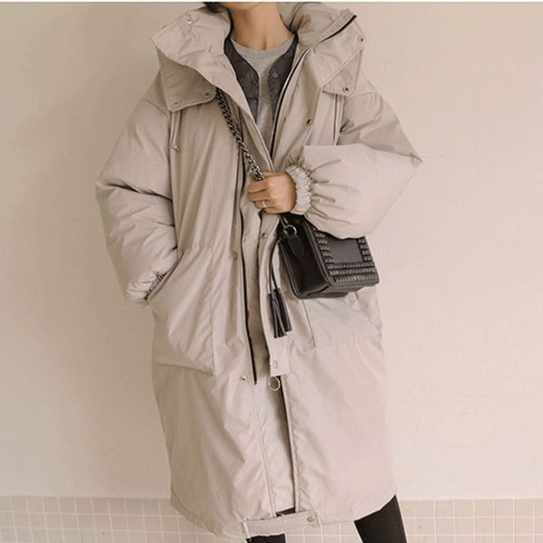 cocoon style long women winter jacket oversized coats hooded thicken jacket female overcoat down cotton winter parkas coat c5783, Black
cocoon style long women winter jacket oversized coats hooded thicken jacket female overcoat down cotton winter parkas coat c5783, Black