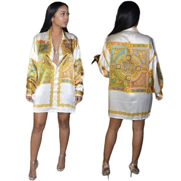 luxury womens printed dresses fashion shirt dress long sleeves autumn designer lapel neck dress female apparel, Black;gray
luxury womens printed dresses fashion shirt dress long sleeves autumn designer lapel neck dress female apparel, Black;gray