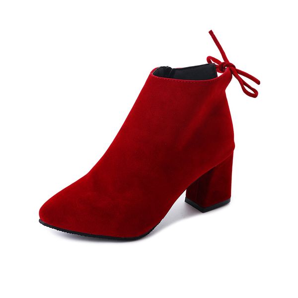 2020 large size 34-43 new spring and autumn high-heeled professional pointed lace-up decorative suede classic ankle boots b22-55, Black
2020 large size 34-43 new spring and autumn high-heeled professional pointed lace-up decorative suede classic ankle boots b22-55, Black