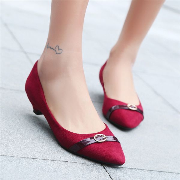 dress shoes 2021 spring pointed toe woman low heel pumps 3cm kitten heels women party zapatos de mujer, Black
dress shoes 2021 spring pointed toe woman low heel pumps 3cm kitten heels women party zapatos de mujer, Black