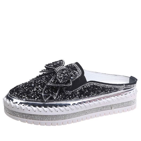 2020 summer luxury bling смычка тапочки женщины sequined вне моды платформа тапочки мулы silver обувь для женщин плюс размер 42, Black
2020 summer luxury bling смычка тапочки женщины sequined вне моды платформа тапочки мулы silver обувь для женщин плюс размер 42, Black