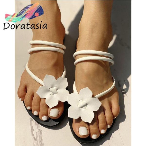 doratasia ins women flower metal slip on flip flop shoes 2020 casual slippers women summer outdoor slippers, Black
doratasia ins women flower metal slip on flip flop shoes 2020 casual slippers women summer outdoor slippers, Black