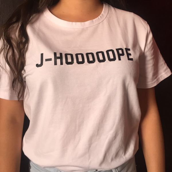 j-hooooope jhope t-shirts women fashion tees short sleeve tumblr casual female tshirt letter print o neck fashion clothes, White
j-hooooope jhope t-shirts women fashion tees short sleeve tumblr casual female tshirt letter print o neck fashion clothes, White