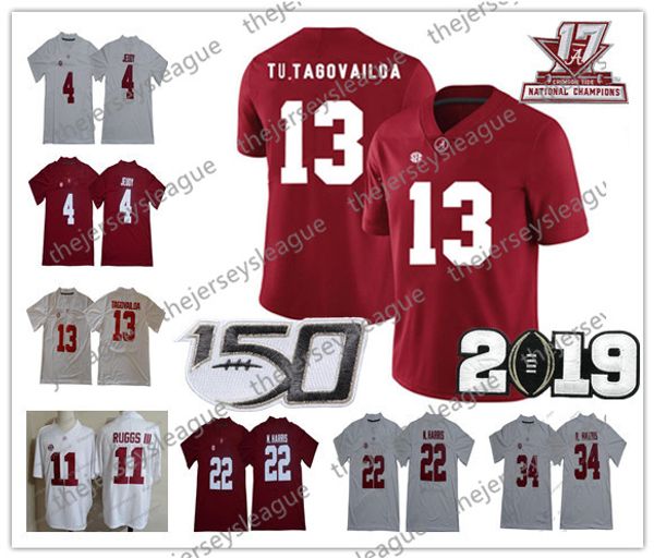 alabama crimson tide 150th #4 jerry jeudy 13 tua tagovailoa 17 jaylen waddle hurts ridley white red add patch ncaa football jersey, Black;red
alabama crimson tide 150th #4 jerry jeudy 13 tua tagovailoa 17 jaylen waddle hurts ridley white red add patch ncaa football jersey, Black;red