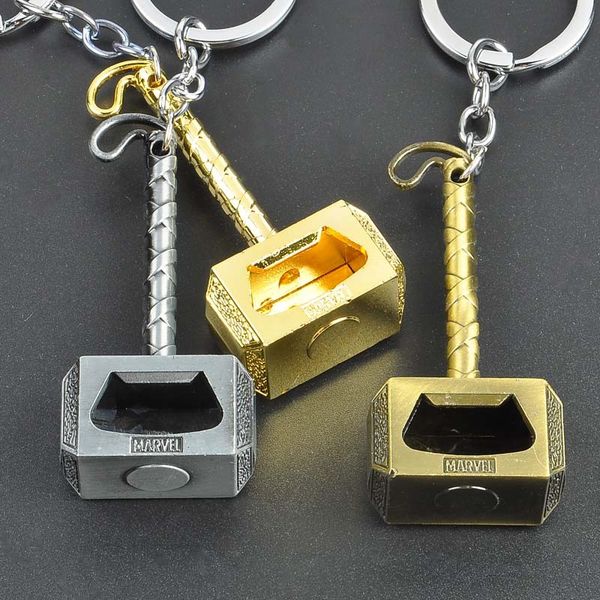 5pcs/lot the thor hammer bottle opener keychain cap remover metal mjolnir endgame superhero thor key chain for keys, Silver
5pcs/lot the thor hammer bottle opener keychain cap remover metal mjolnir endgame superhero thor key chain for keys, Silver
