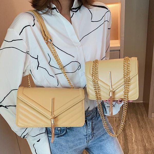 elegant female tassel square bag 2019 fashion nnew pu leather women's designer handbag chain shoulder messenger bag
elegant female tassel square bag 2019 fashion nnew pu leather women's designer handbag chain shoulder messenger bag