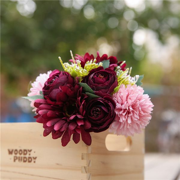 1 bundle silk flowers 8pcs artificial flowers artificial bridal flowers bride bouquet wedding living room home decoration
1 bundle silk flowers 8pcs artificial flowers artificial bridal flowers bride bouquet wedding living room home decoration