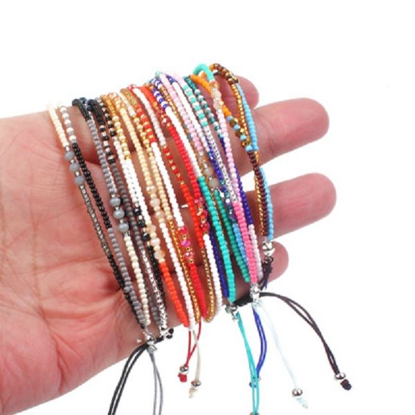 bohemian weave round beaded bracelet handwoven retro rice adjustable rope ethnic multi-layer colorful bangles charms bracelet wholesale, Golden;silver
bohemian weave round beaded bracelet handwoven retro rice adjustable rope ethnic multi-layer colorful bangles charms bracelet wholesale, Golden;silver