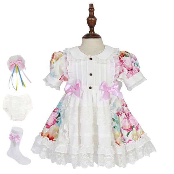 4pcs baby girl summer flower girl vintage spanish lolita princess england ball gown dress for birthday party, Red;yellow
4pcs baby girl summer flower girl vintage spanish lolita princess england ball gown dress for birthday party, Red;yellow