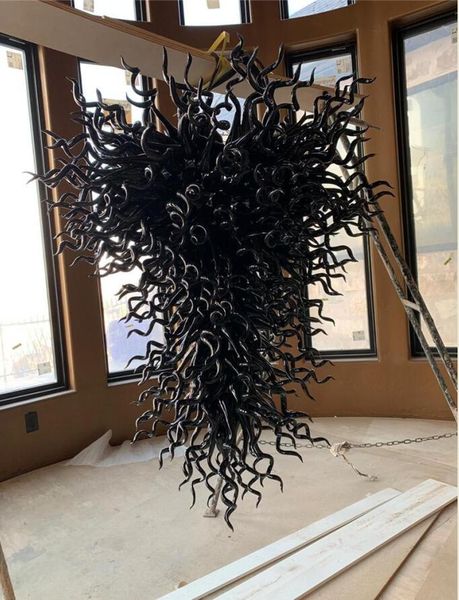 large size hand blown black glass chandelier lighting custom made murano glass pendant lamps l decor glass hanging led chandeliers
large size hand blown black glass chandelier lighting custom made murano glass pendant lamps l decor glass hanging led chandeliers