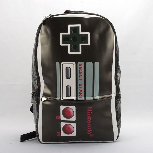 game model fashion anime pu backpacks soft leather school backpack casual bags student travel knapsack new