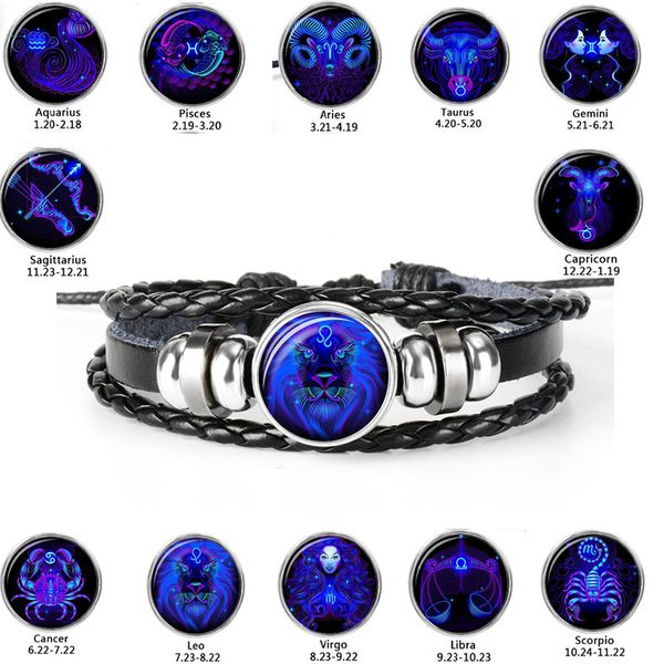 2019 handmade time gem 12 constellation zodiac print leather bracelets glass snap button jewelry bracelet bangle for woman men, Golden;silver
2019 handmade time gem 12 constellation zodiac print leather bracelets glass snap button jewelry bracelet bangle for woman men, Golden;silver