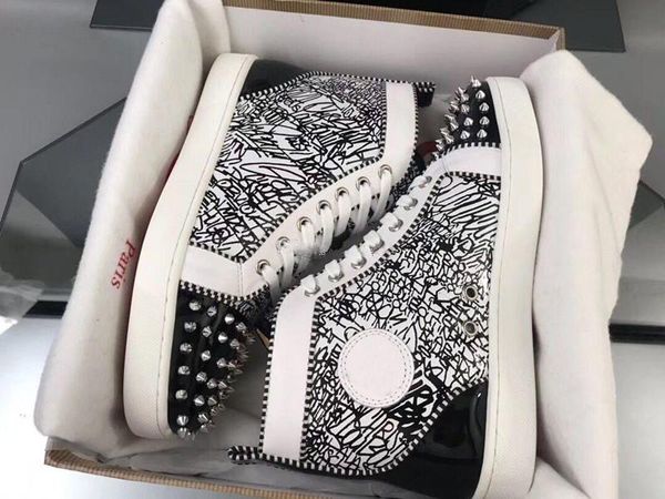 2019new season spikes orlato men's flat red bottom sneaker for women,men shoes foliage printed leather fashion wedding dress trainers, Black
2019new season spikes orlato men's flat red bottom sneaker for women,men shoes foliage printed leather fashion wedding dress trainers, Black