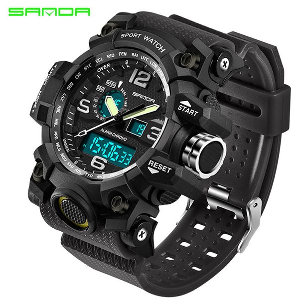 sanda men military sports watches male led digital watch waterproof watch men luminous chronograph relogio masculino ly191213, Slivery;brown
sanda men military sports watches male led digital watch waterproof watch men luminous chronograph relogio masculino ly191213, Slivery;brown