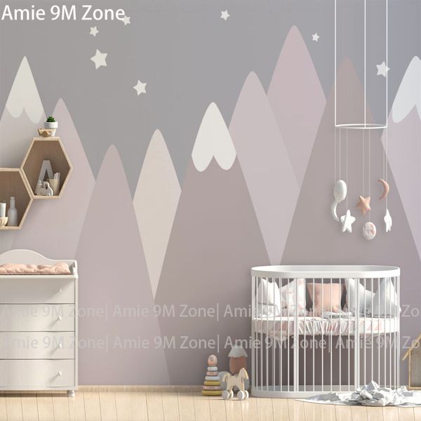 warm cream grey pink moutains drawing stars illustration cartoon design for kid's room wall decor discount new style
warm cream grey pink moutains drawing stars illustration cartoon design for kid's room wall decor discount new style