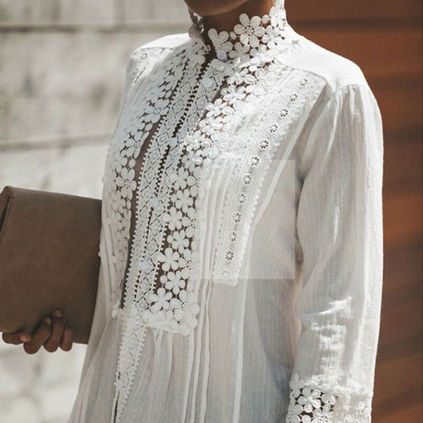 shirts women spring summer autumn blusa long sleeve shirt elegant women plus size hollow out clothes, White
shirts women spring summer autumn blusa long sleeve shirt elegant women plus size hollow out clothes, White