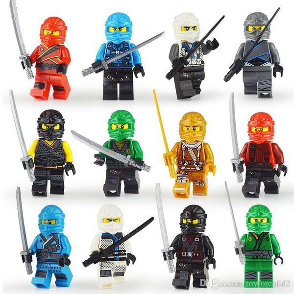 12pcs spinjitzu sensei wu jay kai nya lloyd cole ninja figure with swords building blocks toy
12pcs spinjitzu sensei wu jay kai nya lloyd cole ninja figure with swords building blocks toy