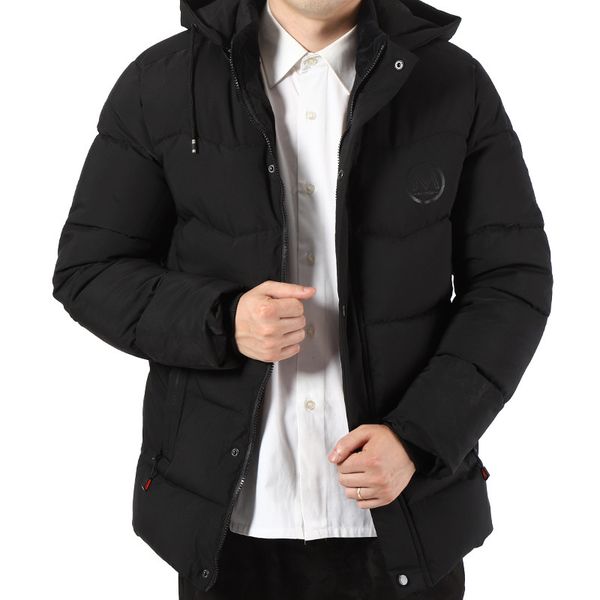 men's cotton coat thickened cotton-padded jacket middle-aged father's put down cotton-padded hooded parkas 2xl to 4xl, Black
men's cotton coat thickened cotton-padded jacket middle-aged father's put down cotton-padded hooded parkas 2xl to 4xl, Black