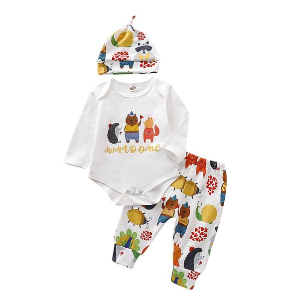 baby boys clothes cotton cartoon animals long sleeve romper+pants+hat 3pcs outfits newborn girls clothes sets new1, White
baby boys clothes cotton cartoon animals long sleeve romper+pants+hat 3pcs outfits newborn girls clothes sets new1, White