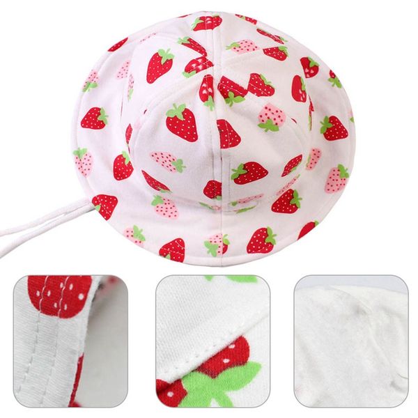 girls hat fashion bucket hats cute sun cap infant caps strawberry print toddler beanies summer baby clothing accessory, Yellow
girls hat fashion bucket hats cute sun cap infant caps strawberry print toddler beanies summer baby clothing accessory, Yellow