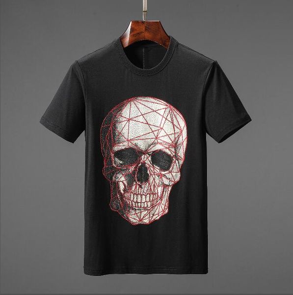 black skull head printed men anti-shrink t-shirts street fashion crew neck anti-wrinkle short sleeve t shirt, White;black
black skull head printed men anti-shrink t-shirts street fashion crew neck anti-wrinkle short sleeve t shirt, White;black