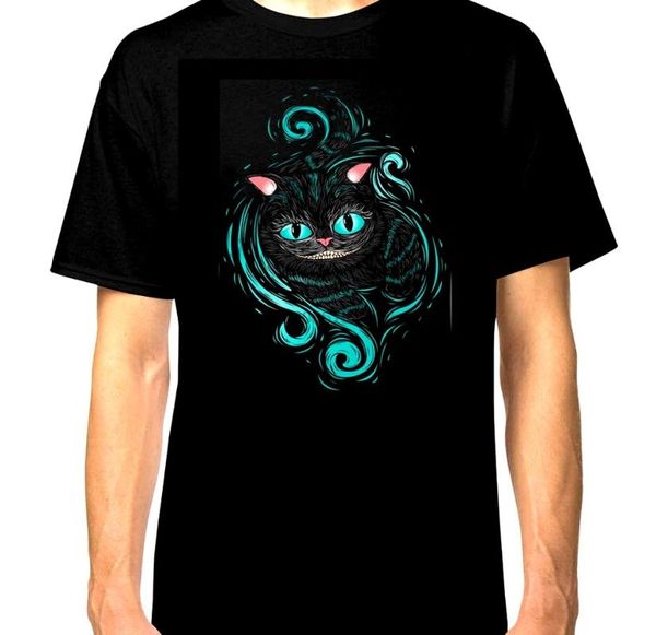 new t shirt cheshire kitten t-shirt men women alice in wonderland new cotton tee short style tee shirt, White;black
new t shirt cheshire kitten t-shirt men women alice in wonderland new cotton tee short style tee shirt, White;black