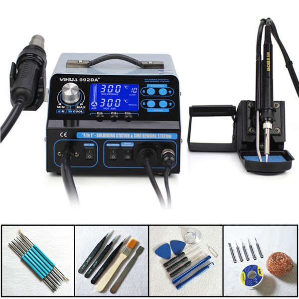 yihua 992da+ 4 in 1 smart smoking lcd digital display air soldering station smoke vacuum bga soldering rework station
yihua 992da+ 4 in 1 smart smoking lcd digital display air soldering station smoke vacuum bga soldering rework station