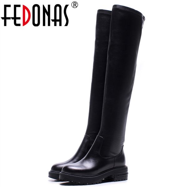 fedonas 1new arrival women over the knee boots autumn winter warm high heels shoes night club genuine leather shoes woman, Black
fedonas 1new arrival women over the knee boots autumn winter warm high heels shoes night club genuine leather shoes woman, Black