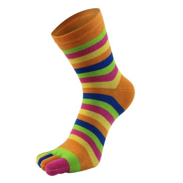 ladies short tube color finger socks five finger socks breathable contrast color striped for women new, Black
ladies short tube color finger socks five finger socks breathable contrast color striped for women new, Black