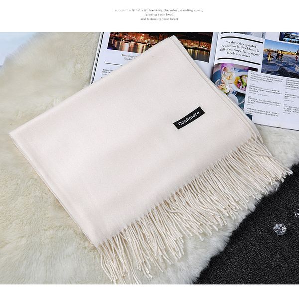 шарф женский осенне-зимний корейский вариант чистого цвета имитация кашемира литература и искусство с длинными весной и осенью кондиционеры, Blue;gray 
шарф женский осенне-зимний корейский вариант чистого цвета имитация кашемира литература и искусство с длинными весной и осенью кондиционеры, Blue;gray