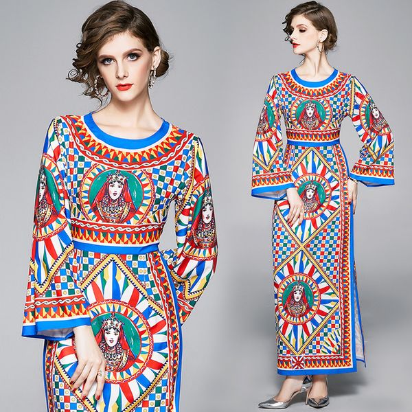 luxury vintage designer dress sleeve women slim crew neck party prom ladies runway dress elegant print office dresses, Black;gray
luxury vintage designer dress sleeve women slim crew neck party prom ladies runway dress elegant print office dresses, Black;gray