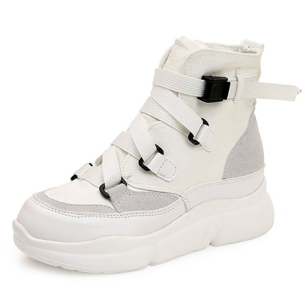 bonjean platform boots shoes women canvas boots motorcycle high height increasing ladies shoes botin mujer, Black
bonjean platform boots shoes women canvas boots motorcycle high height increasing ladies shoes botin mujer, Black