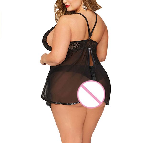 women sleeping lingerie plus size open back lingerie lace babydoll sleepwear sling nightdress pajamas, White
women sleeping lingerie plus size open back lingerie lace babydoll sleepwear sling nightdress pajamas, White