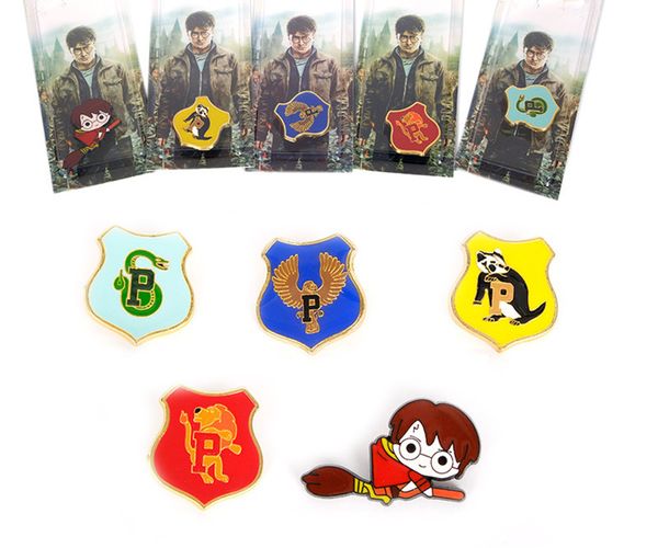 5 kinds new movie gryffindor ravenclaw slytherin hufflepuff brooch pin badge classic film, Gray
5 kinds new movie gryffindor ravenclaw slytherin hufflepuff brooch pin badge classic film, Gray